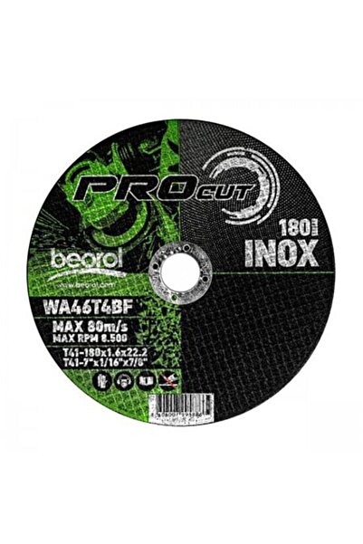 Evelise Disc debitat inox, 180x1.6 mm, Beorol