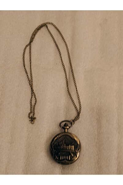 Butik Tülin Unisex otantik bronz buharlı savaş gemi köstekli cep saati kolye ...