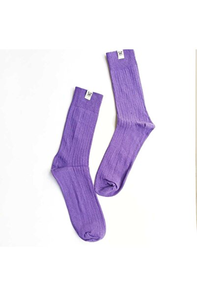 THAGOS Kadın Düz Renk Renkli Soket Çorap