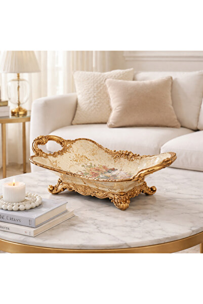 Vi Markets An exquisite decorative bowl designed in a classic, elegant style