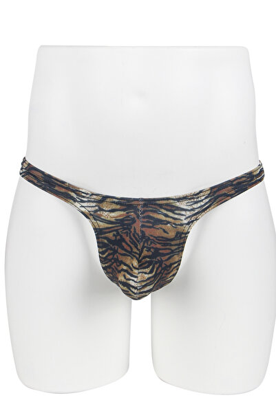 Lingerie and Fashion Style Tiger Print Men's Briefs