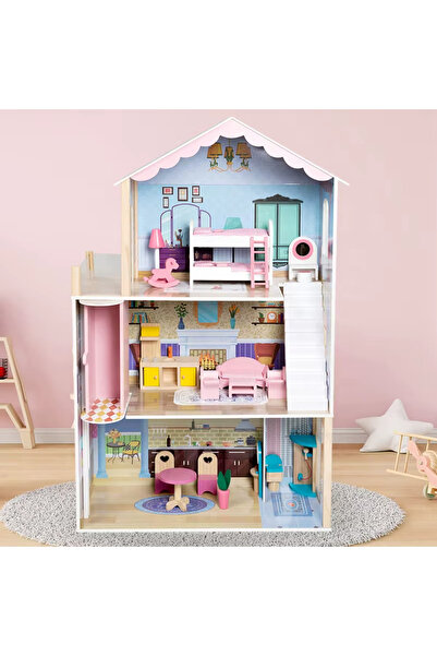 My modern game Educational wooden dollhouse for making a dollhouse (dream hou...