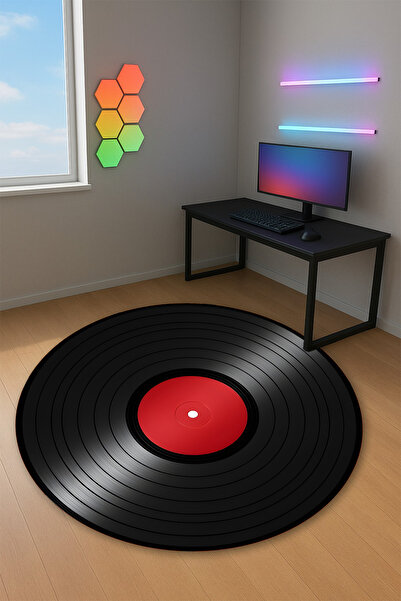 Reyhani Plak Desenli Kaymaz Taban Makinede Yıkanabilir Banyo Gamıng Halısı Ya...