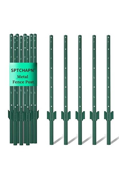 TIMESETL Μεταλλικοί Στύλοι Κήπου, Sptchapn, 91 cm, Ενισχυμένης Αντοχής, Πράσι...