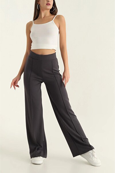 Giyimodam Modal Cotton Pants with Wide Legs Lycra - Tight Fit