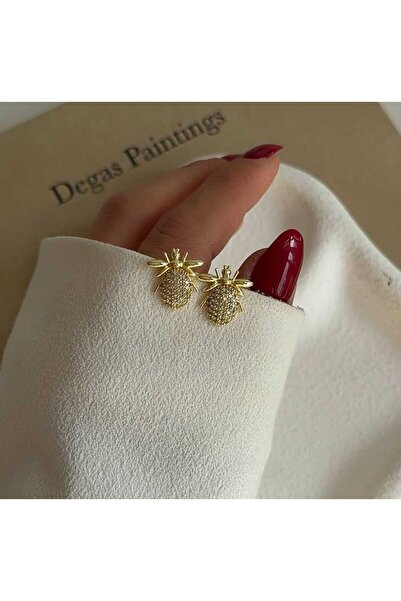 Bubbleatelier أقراط ذهبية من سلسلة في آي بي آري