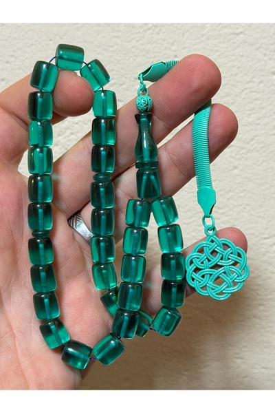 TTS TÜRK TESBİH SANATI مسبحة صلاة من العنبر الناري الشفاف