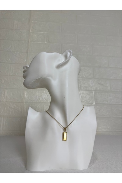 Butik Minimal Gold Color Women's Bracelet with Gold Bar Detail