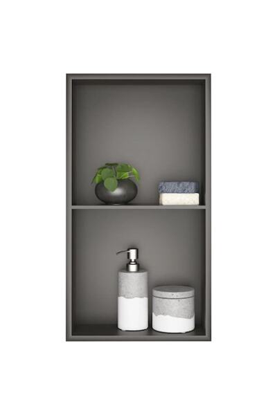 Sunrik Wall Niche, Sunrik, stainless steel, waterproof and rust-resistant, gr...