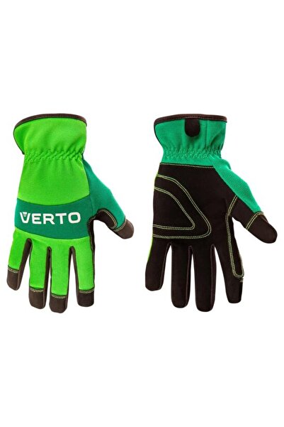 Evelise Leather garden gloves, polyester, size L, VERTO