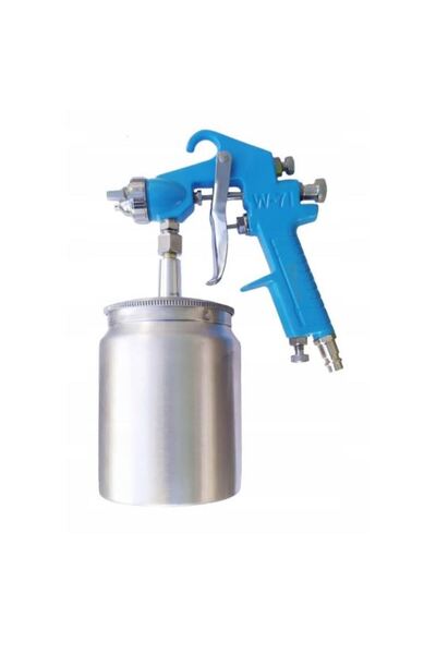 Evelise Pistol de vopsit, vas inferior, metalic, 1/4", 5 bar, 0.6 L, 1.5 mm, ...