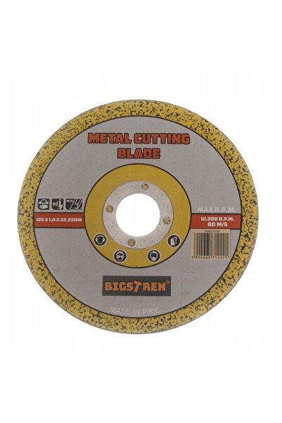 Evelise Set discuri debitat metal, inox, 50 buc, 125x1 mm, Bigstren