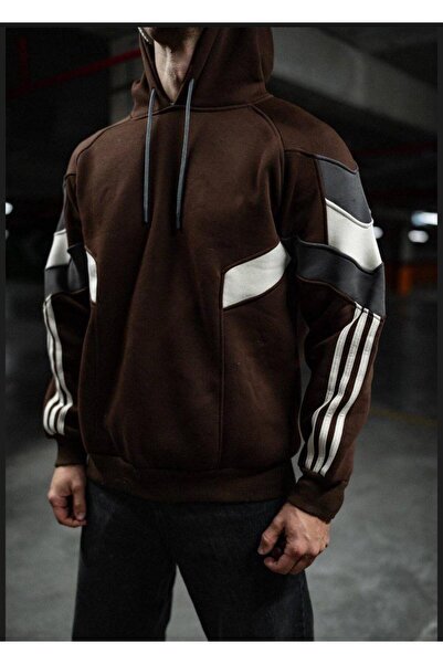 KUN SPORTSWEAR Premium Hoody R Color Block Retro Nostalgia Sweatshirt