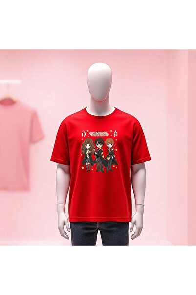 Vordevia Harry Potter Printed Crew Neck Wide Fit Unisex Tshirt