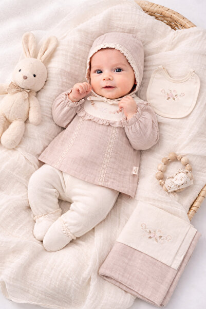 VERONA TARZ مجموعة من 10 قطع من قماش الموسلين للفتيات الصغيرات، هدية قطنية لح...