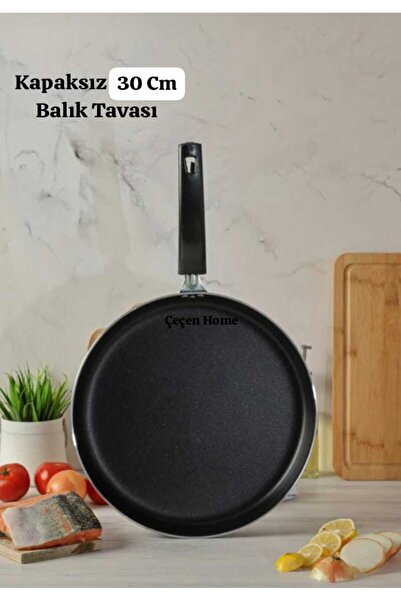 ÇEÇEN HOME Teflon fish pan without lid, baking-pastry pan, fish frying pan, t...