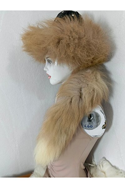 hoaryage Takılabilir Kuyruklu Kurt Kıpçak Börk Kalpak Şapka Özel Üretim