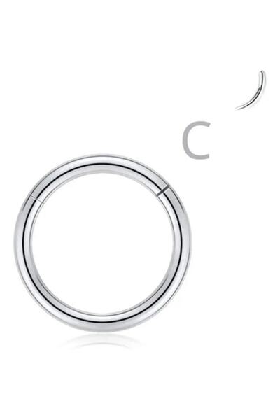GuoFa AROWRO Nose Ring, Foldable, Surgical Steel, Diameter 6x14mm