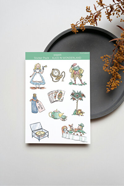 Papeit Alice in Wonderland Sticker Sayfası