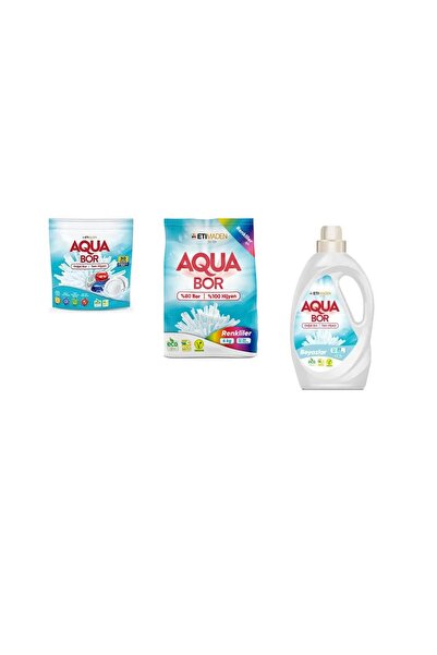 Boron أقراص أكوا بور الطبيعية المعدنية + 4 كجم من الألوان + مجموعة سائلة بيضا...