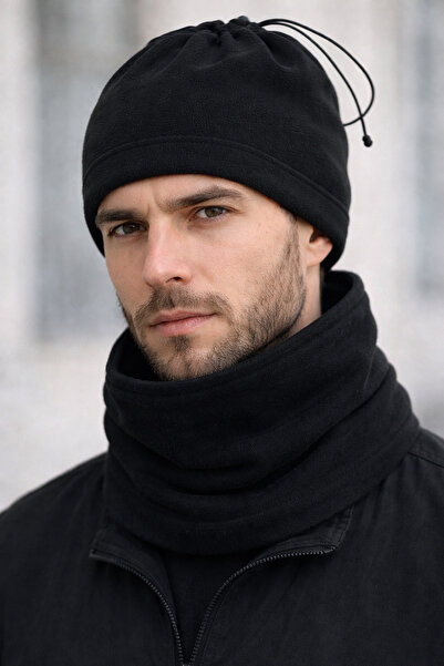 Çeşme Home Unisex Polar Neck Gaiter & Beanie 2-in-1 – Windproof, Warm-Keeping...