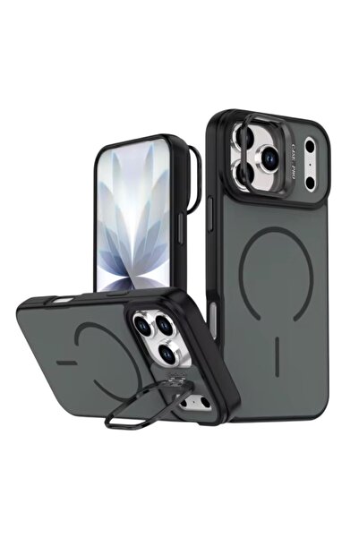 KILIF HOUSE حافظة آيفون 16 برو ماكس متوافقة مع حامل وسطح غير لامع، تدعم تقنية...