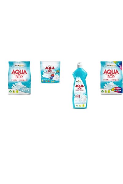 ETİ MADEN أكوا بور معدني طبيعي 4 كجم أبيض + تابلت + غسالة أطباق يدوية + 4 كجم...