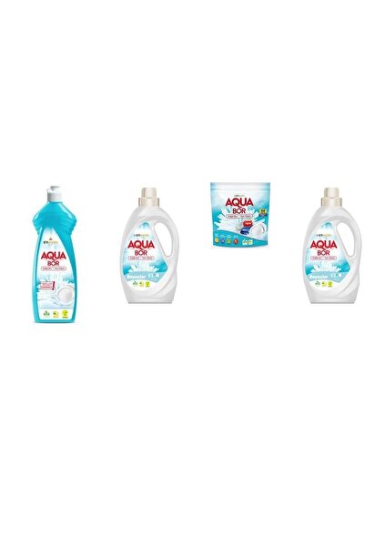 ETİ MADEN أكوا بور منظف الأطباق الطبيعي المعدني + سائل أبيض + أقراص + سائل أب...