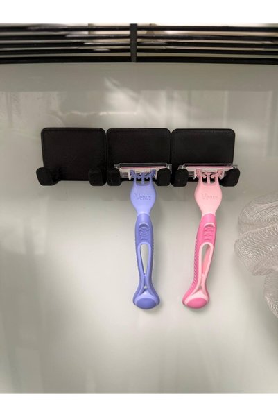NorthEdge3D Shaving Razor Organizer Adhesive Bathroom Razor Organizer 2 Pcs