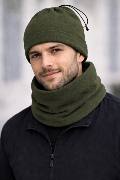 Çeşme Home Unisex Polar Neck Gaiter & Beanie 2-in-1 – Windproof, Warm-Keeping...