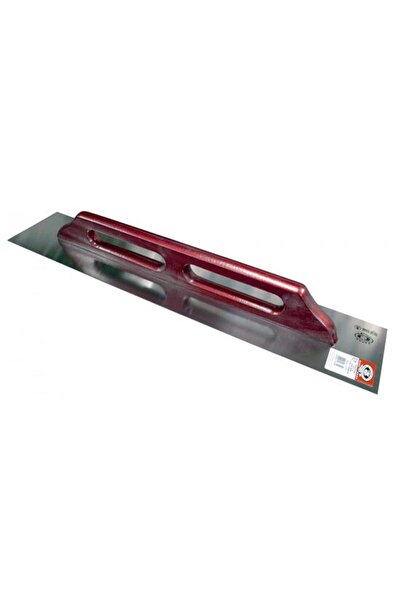 Evelise Gletiera inox, Olejnik, 13x60 cm, maner lemn lung, Rosu