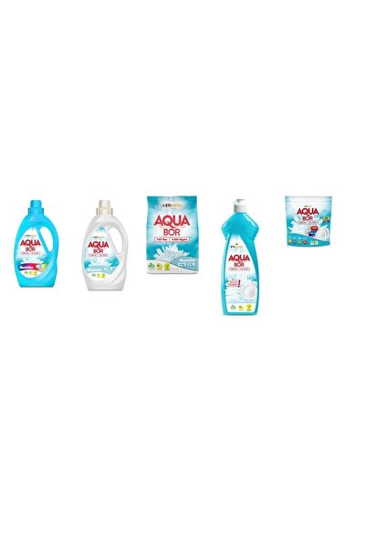 Boron أكوا بور ألوان سائلة معدنية طبيعية + سائل أبيض + 4 كجم أبيض + غسول أطبا...