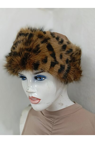 hoaryage Unisex Toscana Long Wolf Color Furry Inside Sheep Fur Börk, Hat, Bea...