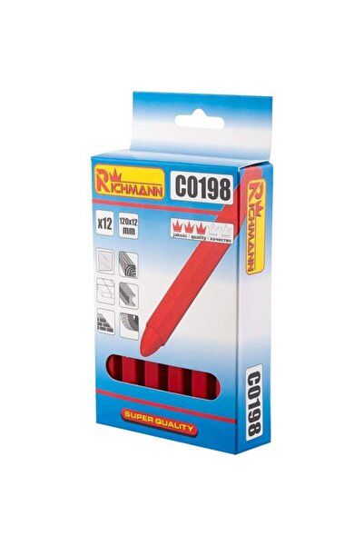 Evelise Creta tehnica, rosu, set 12 buc, 12x120 mm, Richmann