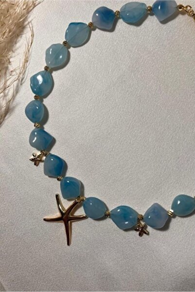Clarea handmade El Yapımı Denizyıldızı Figürlü Boncuk Kolye