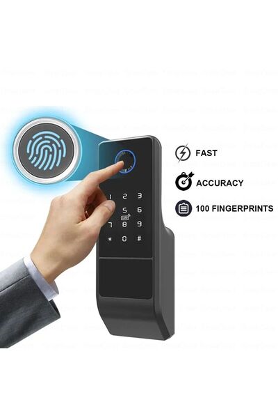 Generic smart electronic lock,keyless entry,unlocked by fingerprint,password ...