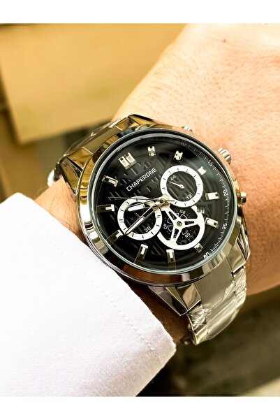 Chaperone Erkek Kol Saati Su Geçirmez 2 Yıl Garantili Sevgililer Günü Hediye