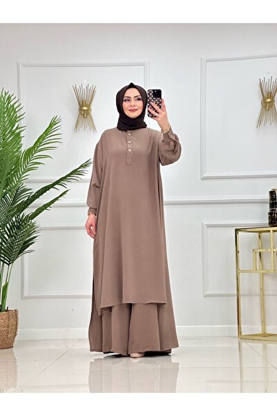 Summer Store Nursema Tunic Pants Double Hijab Set