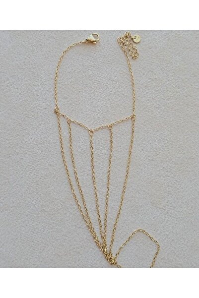 Haziran Aksesuar Beşli Zincir Birleşimli Lux Çelik, Kadın Şahmeran