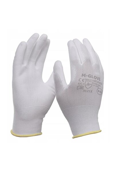 Evelise Γάντια εργασίας, Richmann, πολυουρεθάνης, μέγεθος XXL, λευκά