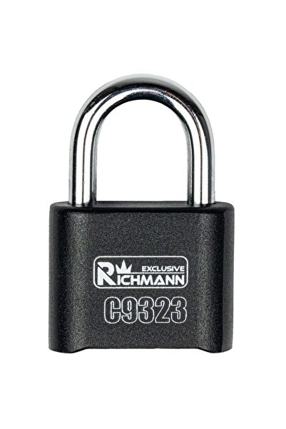 Evelise Lacat cu cifru, negru, 50 mm, Richmann Exclusive