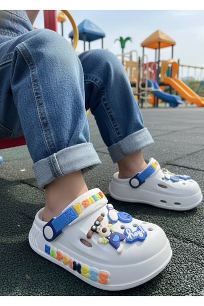 Hızlı Al UZAY FİĞÜRLÜ ERKEK ÇOCUK CROS TERLİK.ÇOCUK GÜNLÜK&PLAJ-BAHÇE TERLİK.