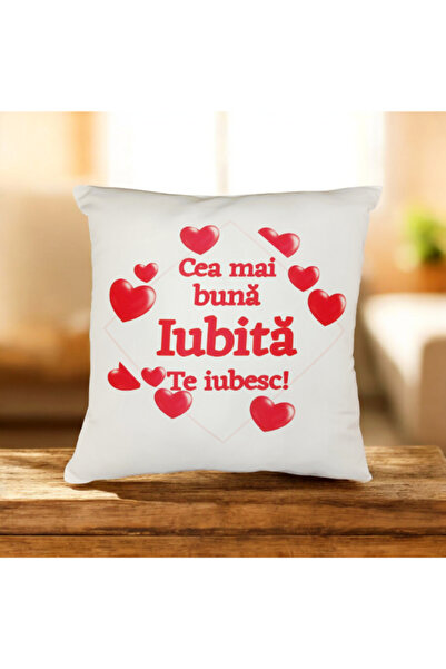OEM Personalized Pillow with the text ''Best Lover'', 40x40 cm