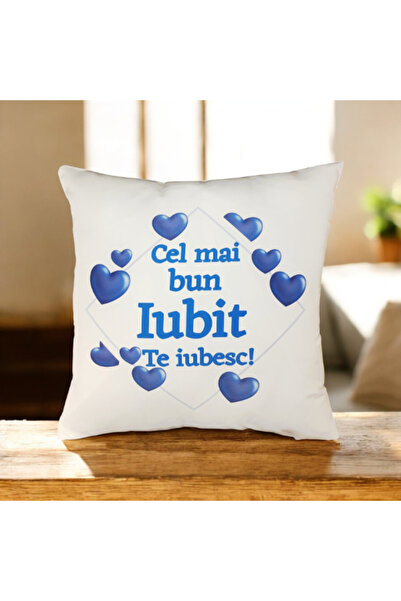 OEM Personalized Pillow with the text ''Best Lover'', 40x40 cm