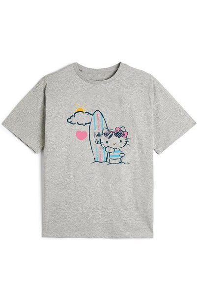 aytok tekstil 2-Piece Set Women's Shorts T-Shirt Set Hello Kitty