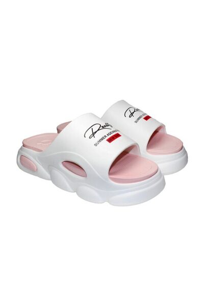 Evelise Papuci/slapi pentru femei, spuma EVA, alb si roz, marimea 38, Jose Am...