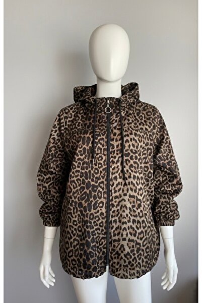 Mrym Boutique Gabardin kumaş kapişonlu yanları cepli baharlık ceket