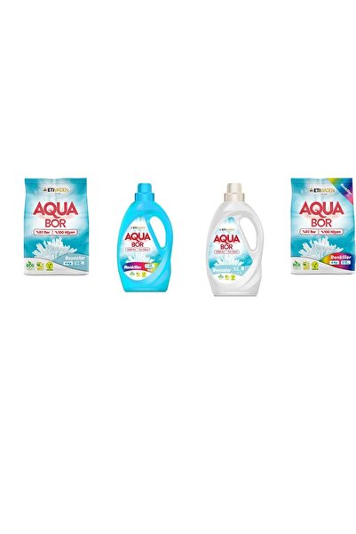 Boron أكوا بور معدني طبيعي 4 كجم أبيض + ألوان سائلة + أبيض سائل + 4 كجم ألوان...