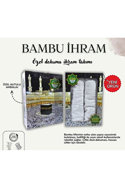 zenvita LUX BAMBU İHRAM %100 BAMBU İHRAM - İHRAM SABUNU HEDİYELİ