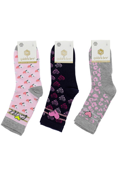 GOLDEN BEE 6 Pairs of Cotton Goal Socks Comfortable Everyday Use